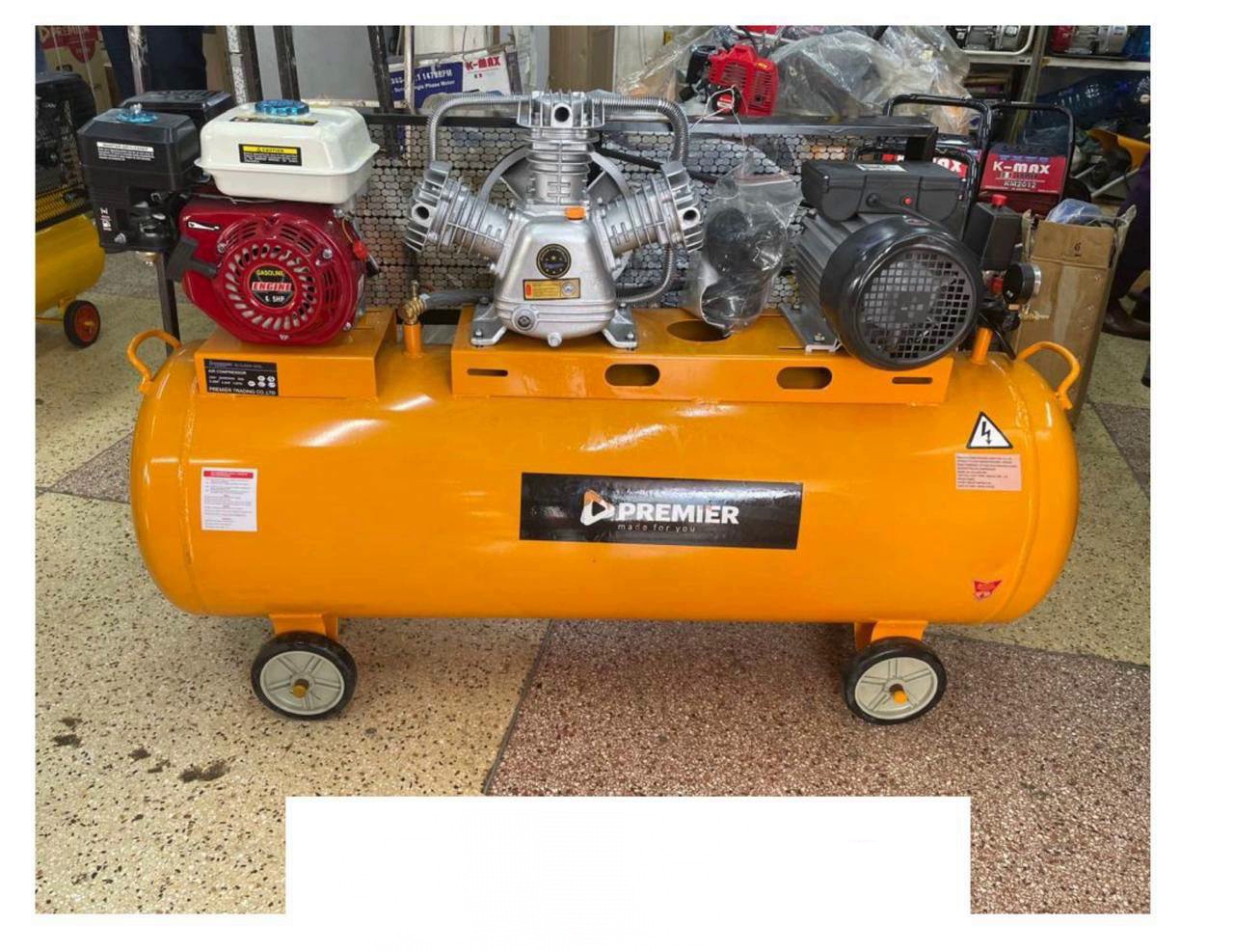 Premier 300L 2in1 Air Compressor 4hp motor 116 psi pressure