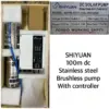 Shiyuan 100M DC Stainless Steal Brushless Pump with Controller