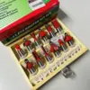 Commercial Quality Set of Carbide Wooden Router Bits