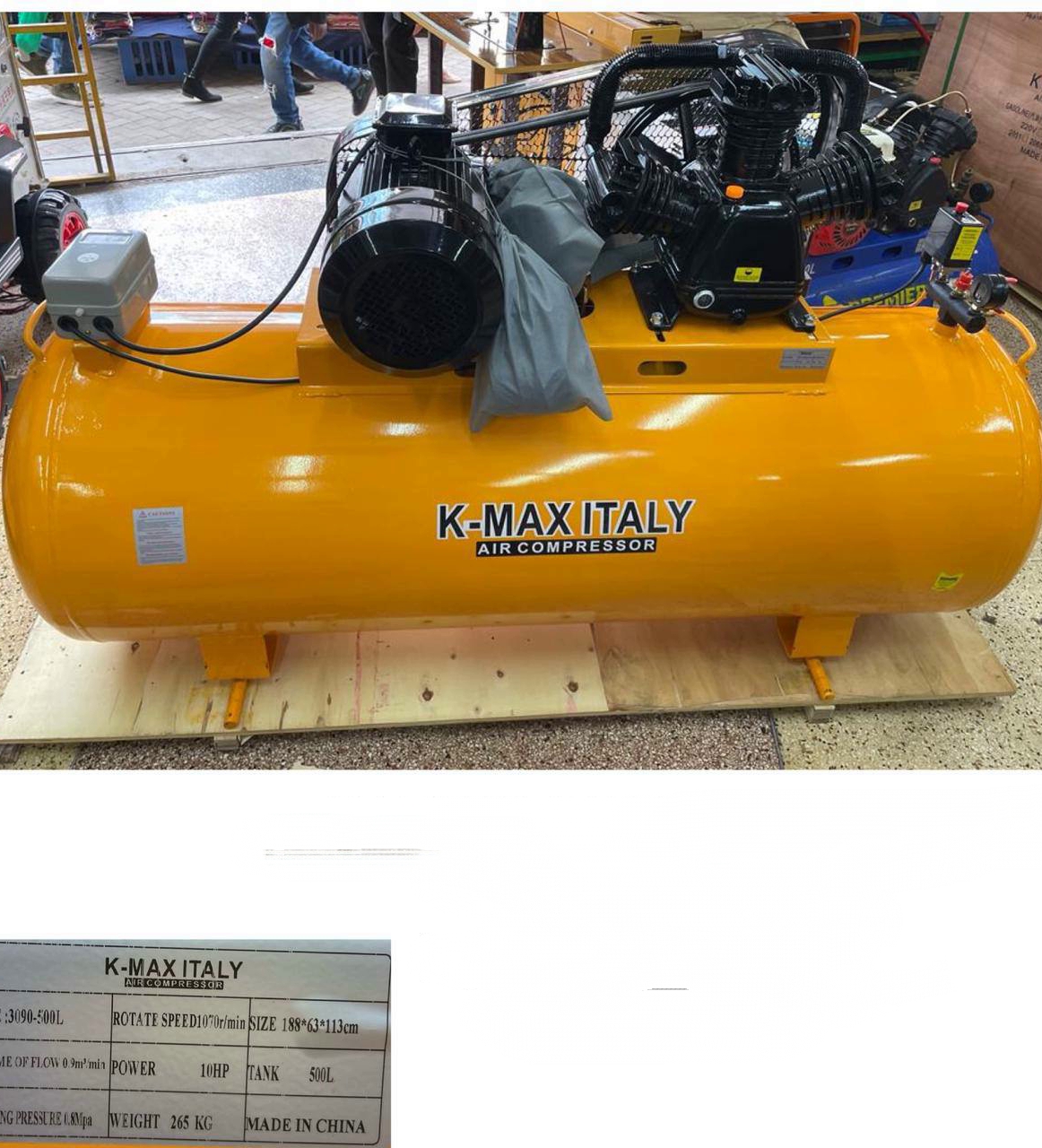 Kmax electric Air Compressor 500L 3 phase