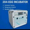 204 Eggs Solar Automatic Incubator