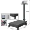 600kg Digital Platform Weighing Scales with Guard and Wheels