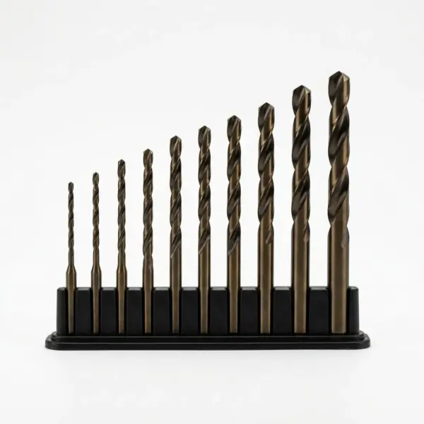 10-Piece Cobalt Drill Bit Set