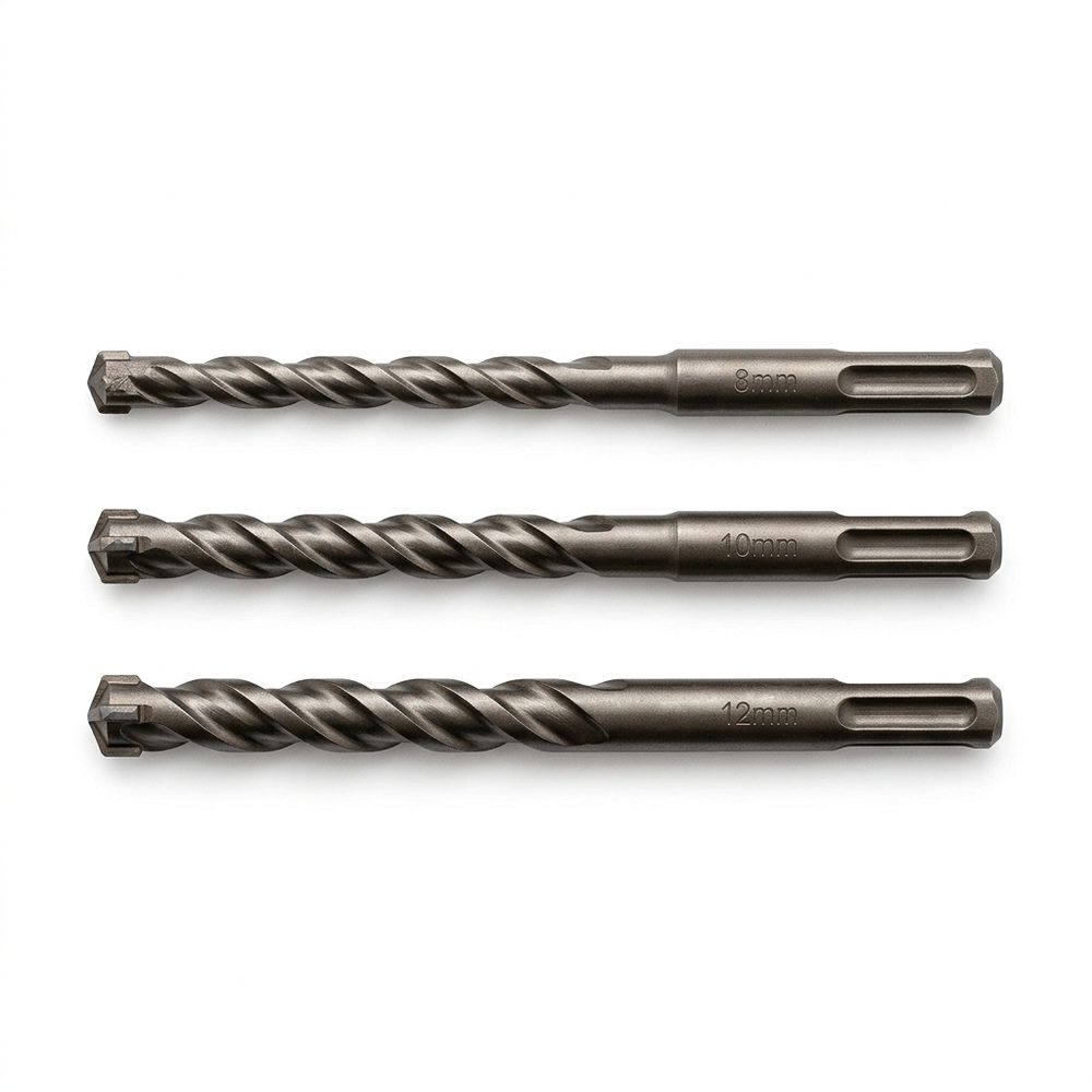 8mm 10mm 12mm Concrete Drill Bit 3-Pack