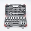 Total 40-Piece 1/2 Inch Socket Wrench Set
