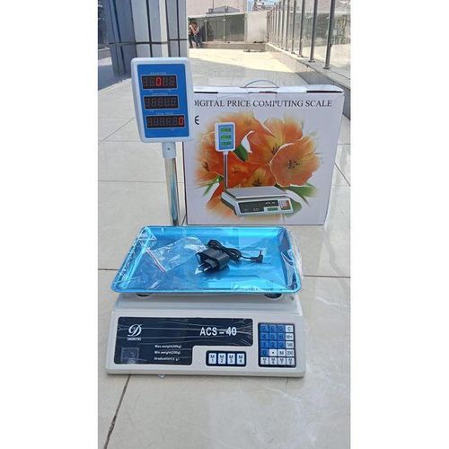 ACS Hot Sale Digital Weighing Scale With Alarm/Computing Digital Weighing Scale 30kg_40kg Digital Scale Electronic Price Computing Vegetable Commercial Retail Weight