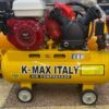 Kmax italy 50l petrol driven double piston air compressor