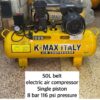 Kmax 50L belt electric air Compressor Single piston